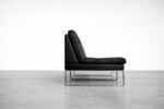 Modular Sofa / Set of 4 Leather Armchairs by Klöber, Germany, 1980s