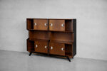 Tekowy bufet w stylu Rockabilly, Dania, lata 50