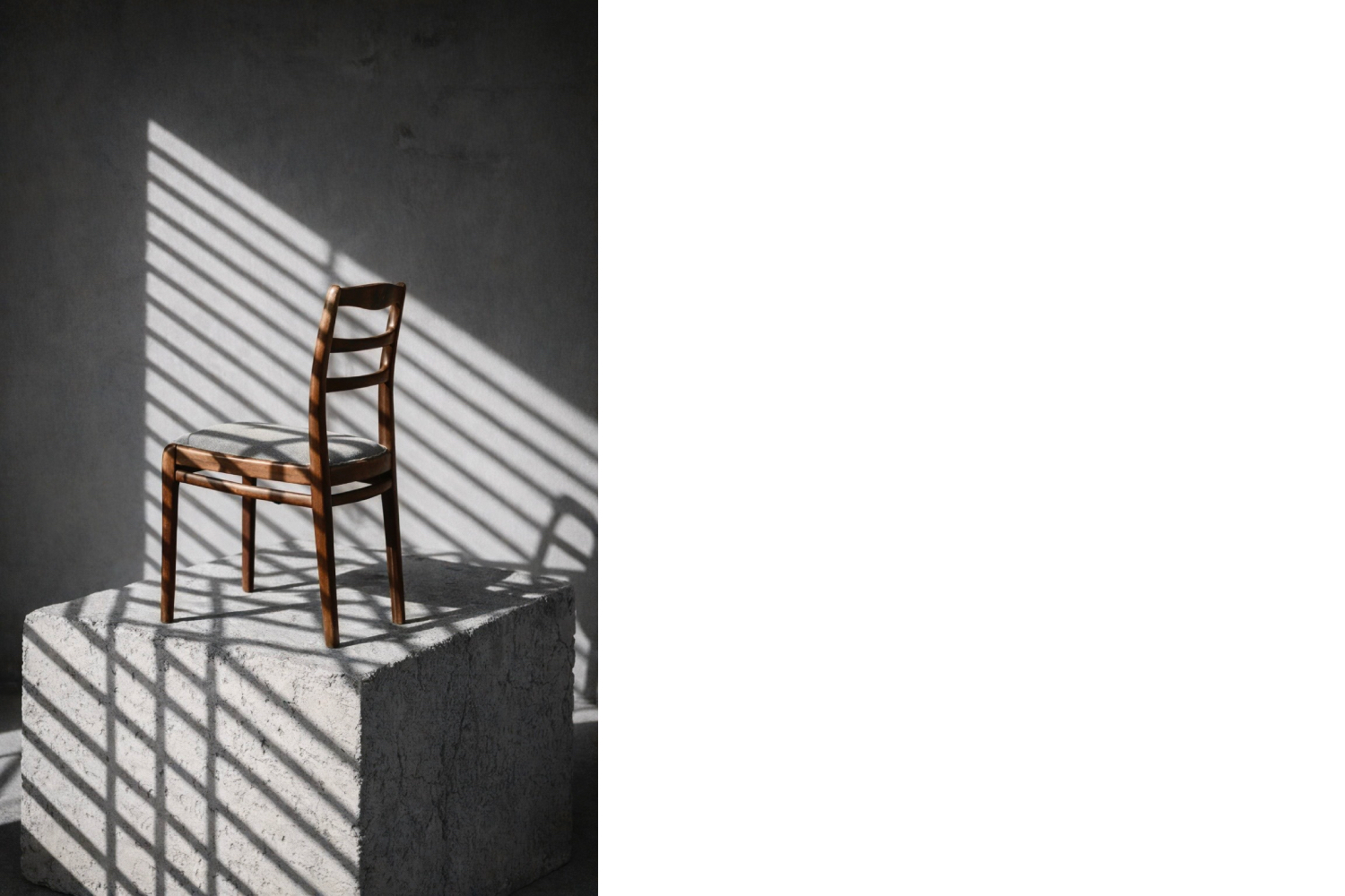 Komplet 4 eleganckich krzeseł tekowych, Dania, lata 60