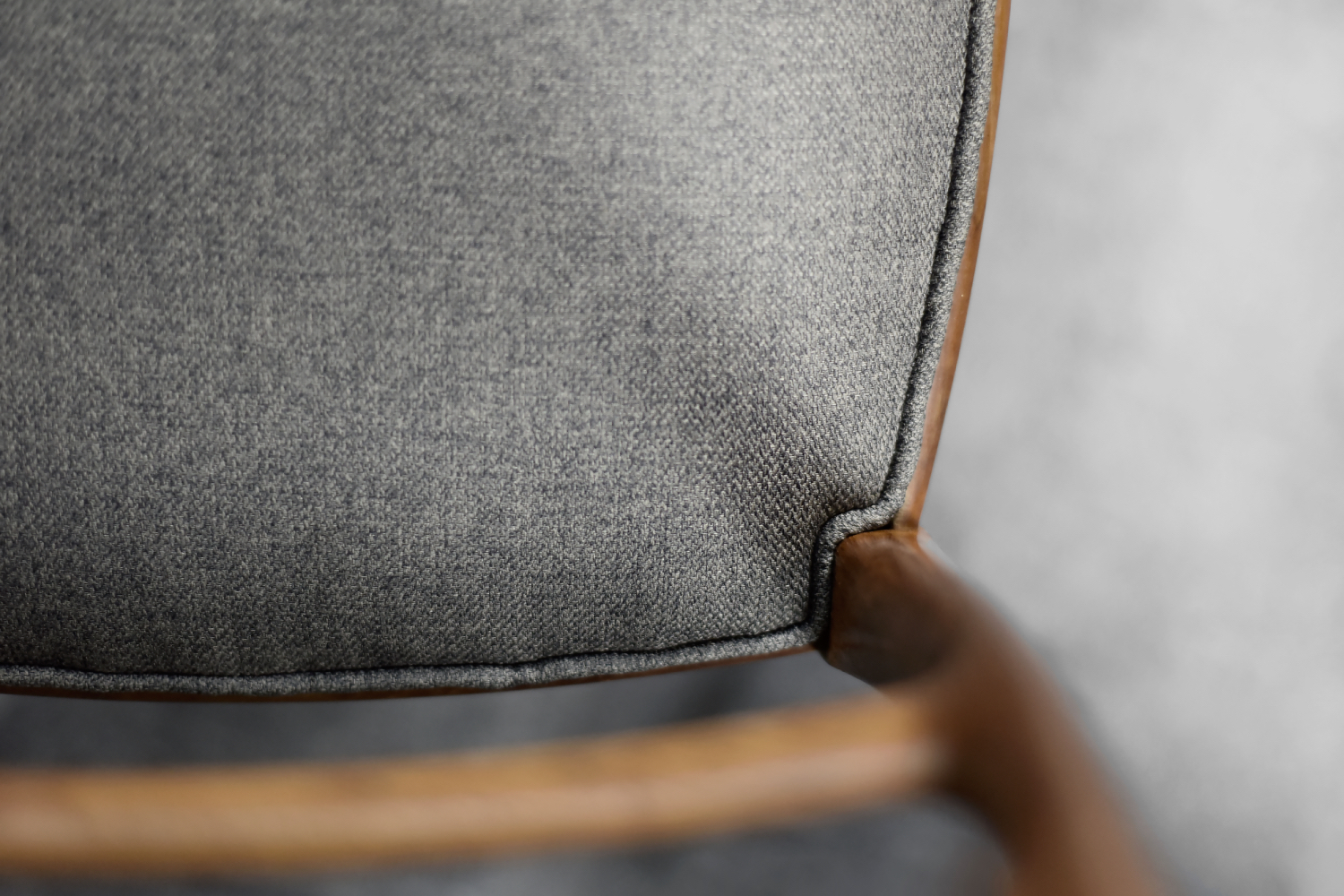 Komplet 4 eleganckich krzeseł tekowych, Dania, lata 60