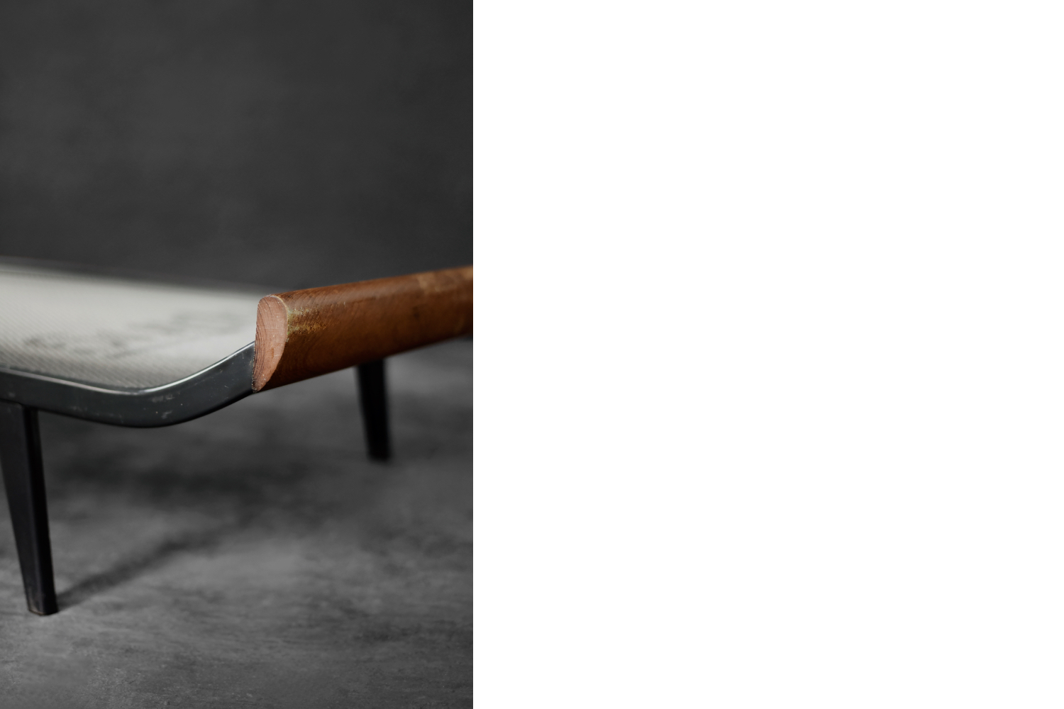 Metalowe łóżko Cleopatra, proj. Dick Cordemeijer dla Auping, Holandia,1953