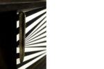 Sideboard vintage z malaturą Op-Art, Skandynawia, lata 60