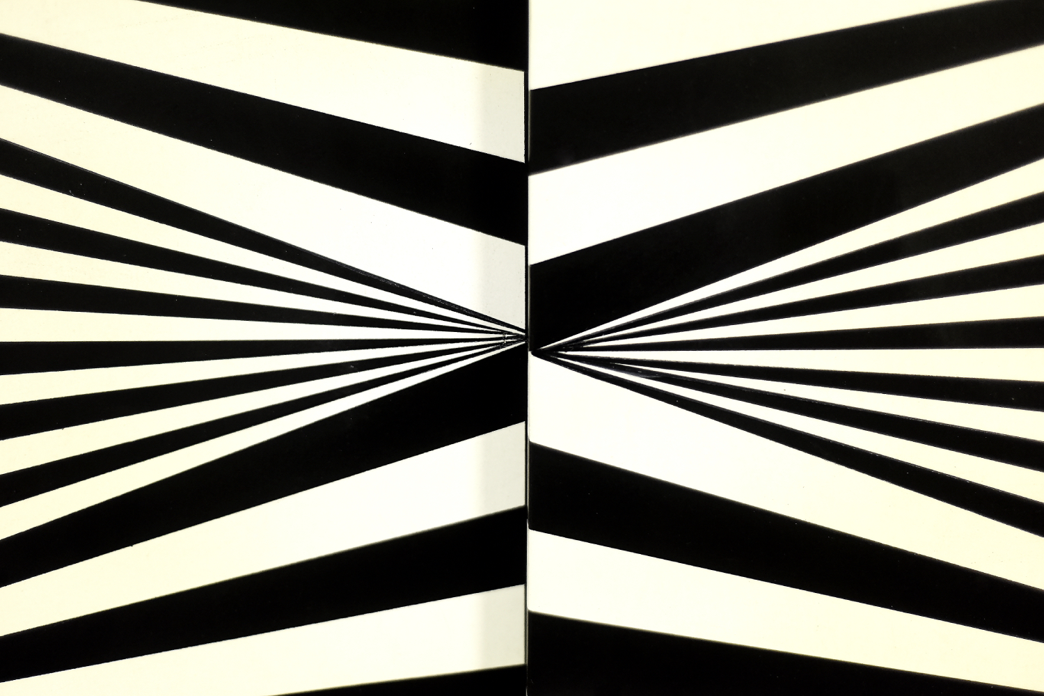Sideboard vintage z malaturą Op-Art, Skandynawia, lata 60