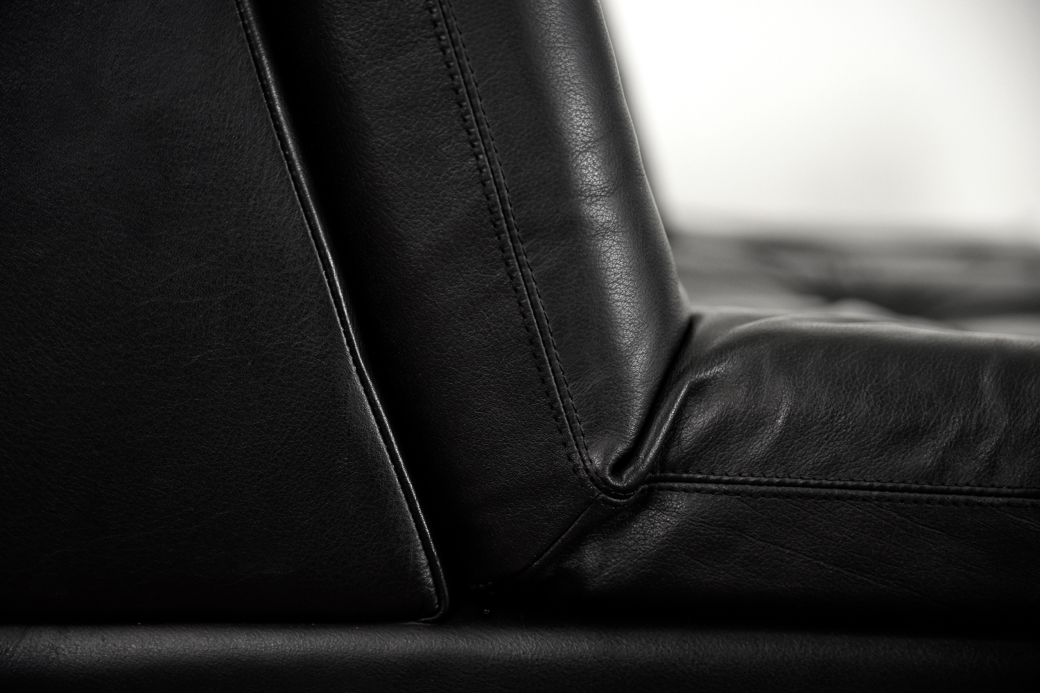 Modular Sofa / Set of 4 Leather Armchairs by Klöber, Germany, 1980s