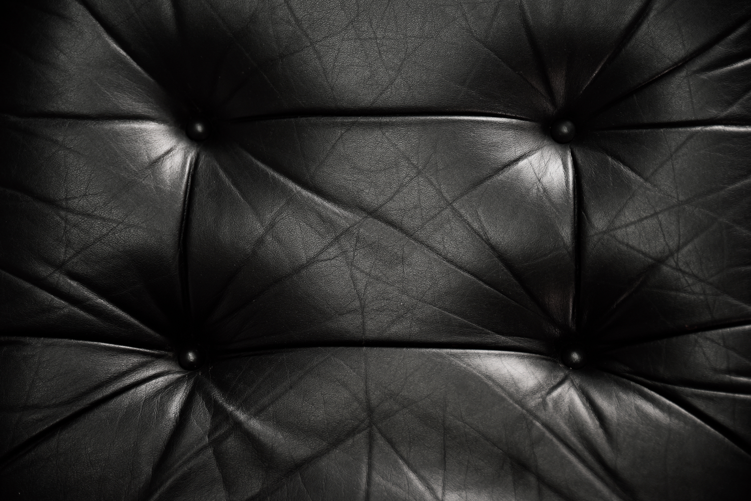 Modular Sofa / Set of 4 Leather Armchairs by Klöber, Germany, 1980s