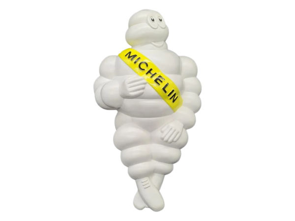 Duża, zabytkowa figurka reklamowa Michelin, lata 80
