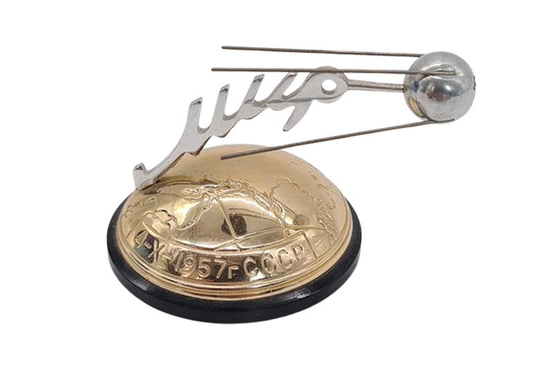 Figurka upamiętniająca wystrzelenie Sputnika 1 w 1957 r. , ZSRR