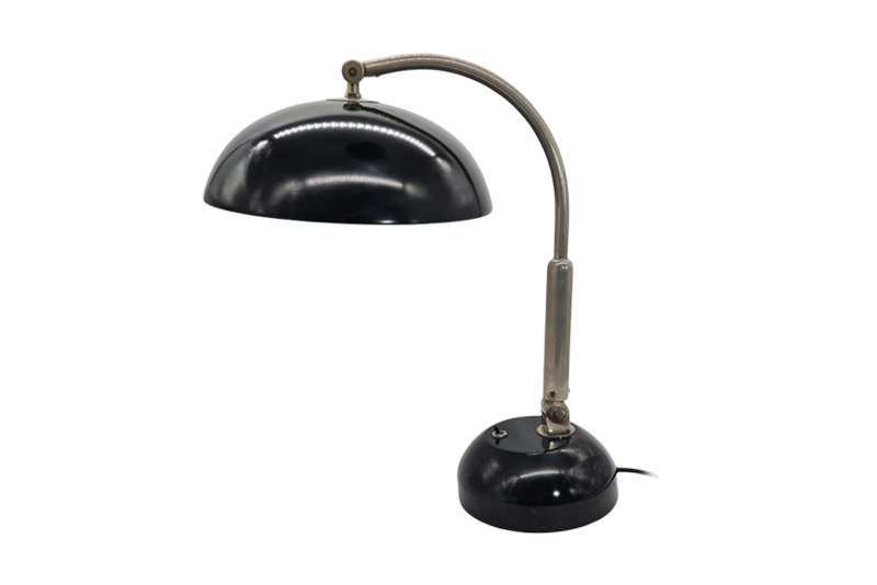 Lampa biurkowa, proj. H. Busqueta dla Hala Zeist, Holandia, lata 40