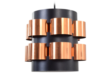 Lampa sufitowa proj. Werner Schou, prod. Coronell Elektro, Dania, lata 60