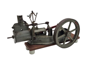 Model maszyny parowej do celów edukacyjnych z XX wieku, lata 50