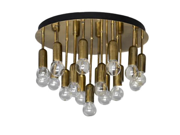 Plafon mosiężny / kinkiet ścienny, Cosack Leuchten, Niemcy, lata 60