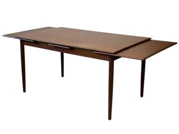 Rozkładany stół tekowy vintage, Dania lata 60/70