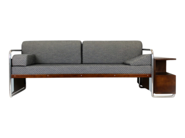 Sofa, proj.Robert Slezak, model C10, Czechosłowacja, lata 30