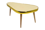 Vintage kidney-shaped coffee table, 1960s