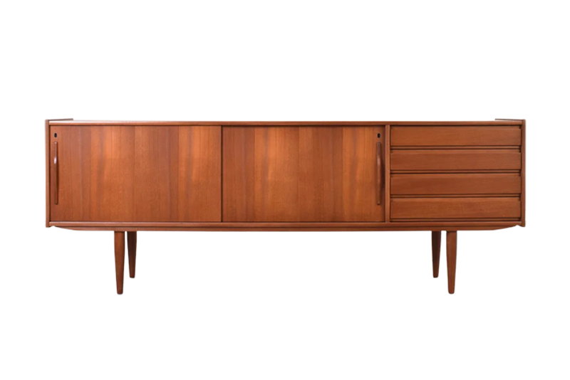 Tekowy sideboard vintage, Dania, lata 60