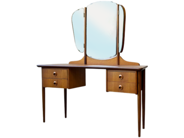 Toaletka tekowa, Norwegia lata 60/70