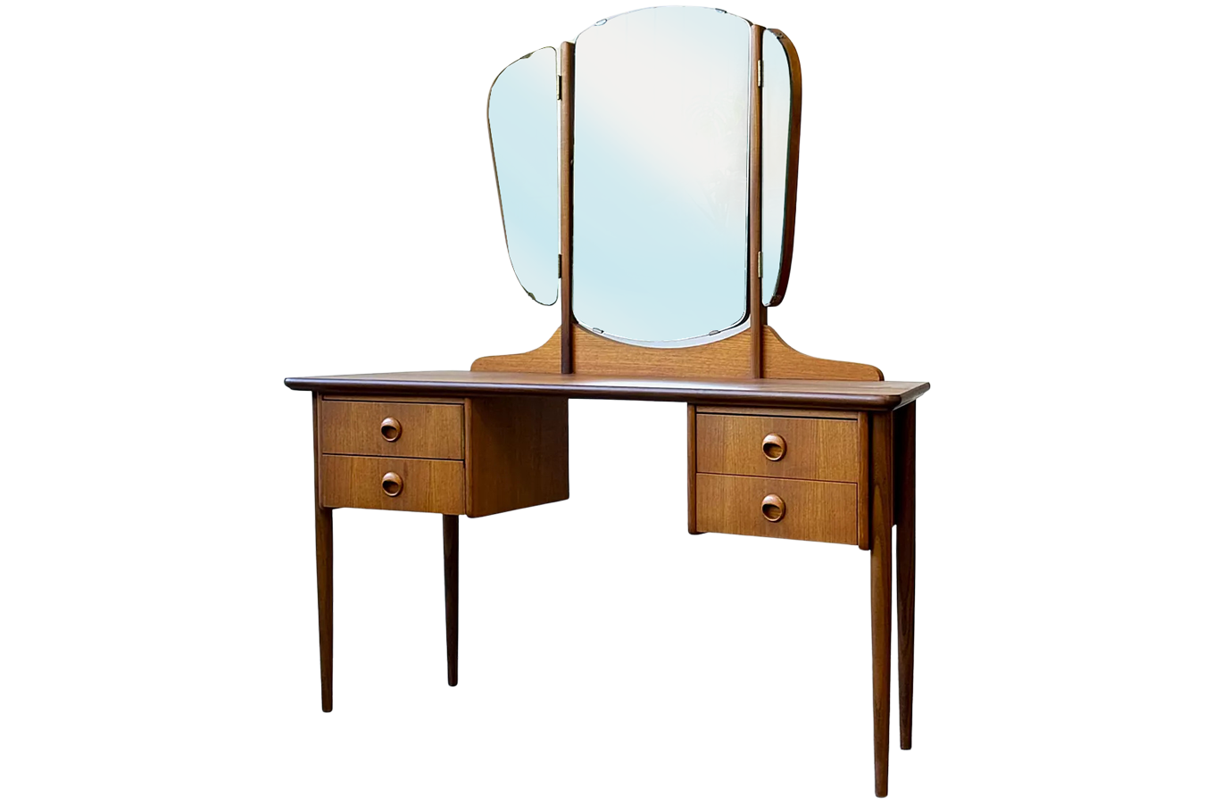 Toaletka tekowa, Norwegia lata 60/70