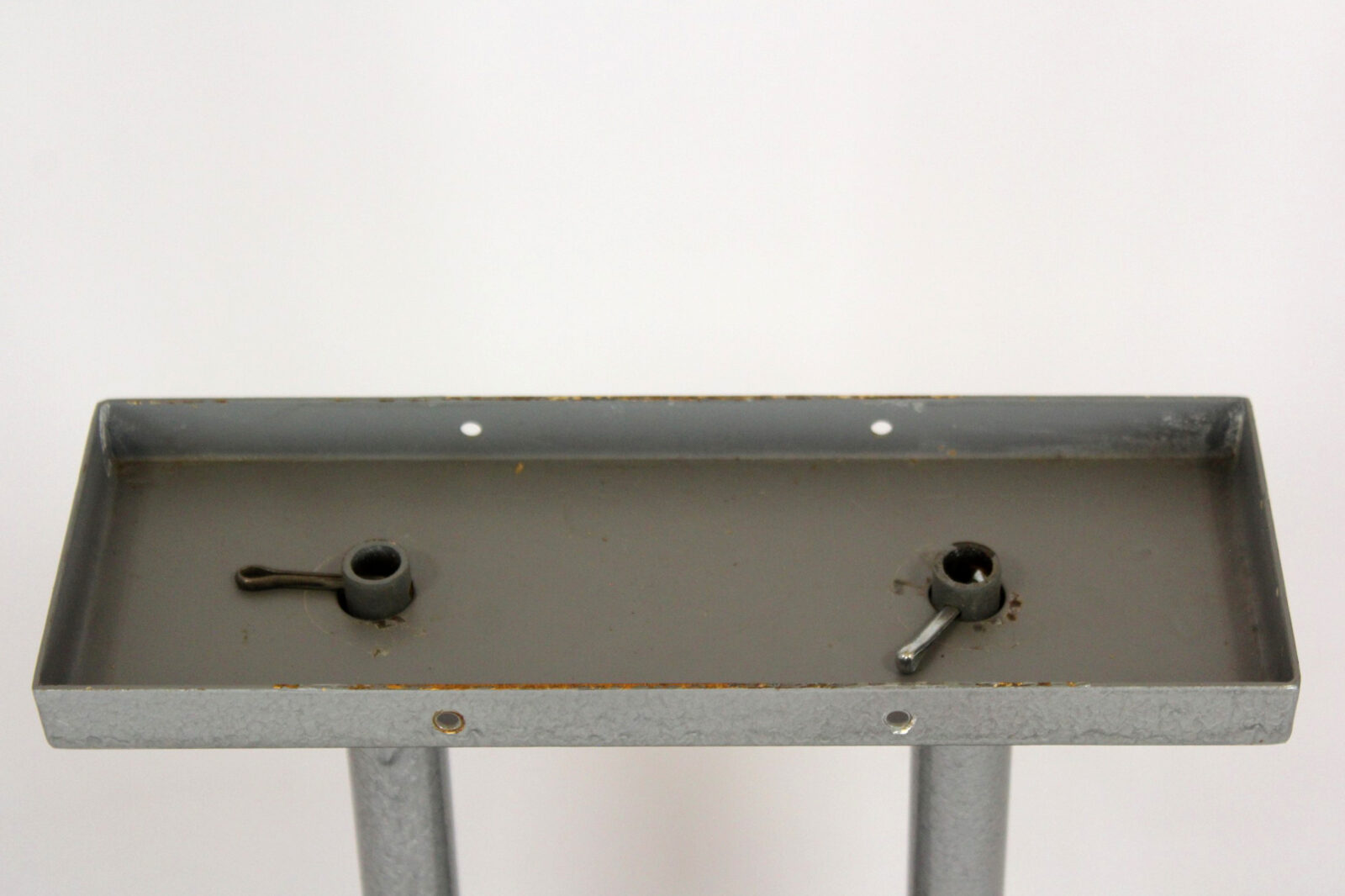 Dwustronny zegar kolejowy/fabryczny, Pragotron, Czechosłowacja, lata 80