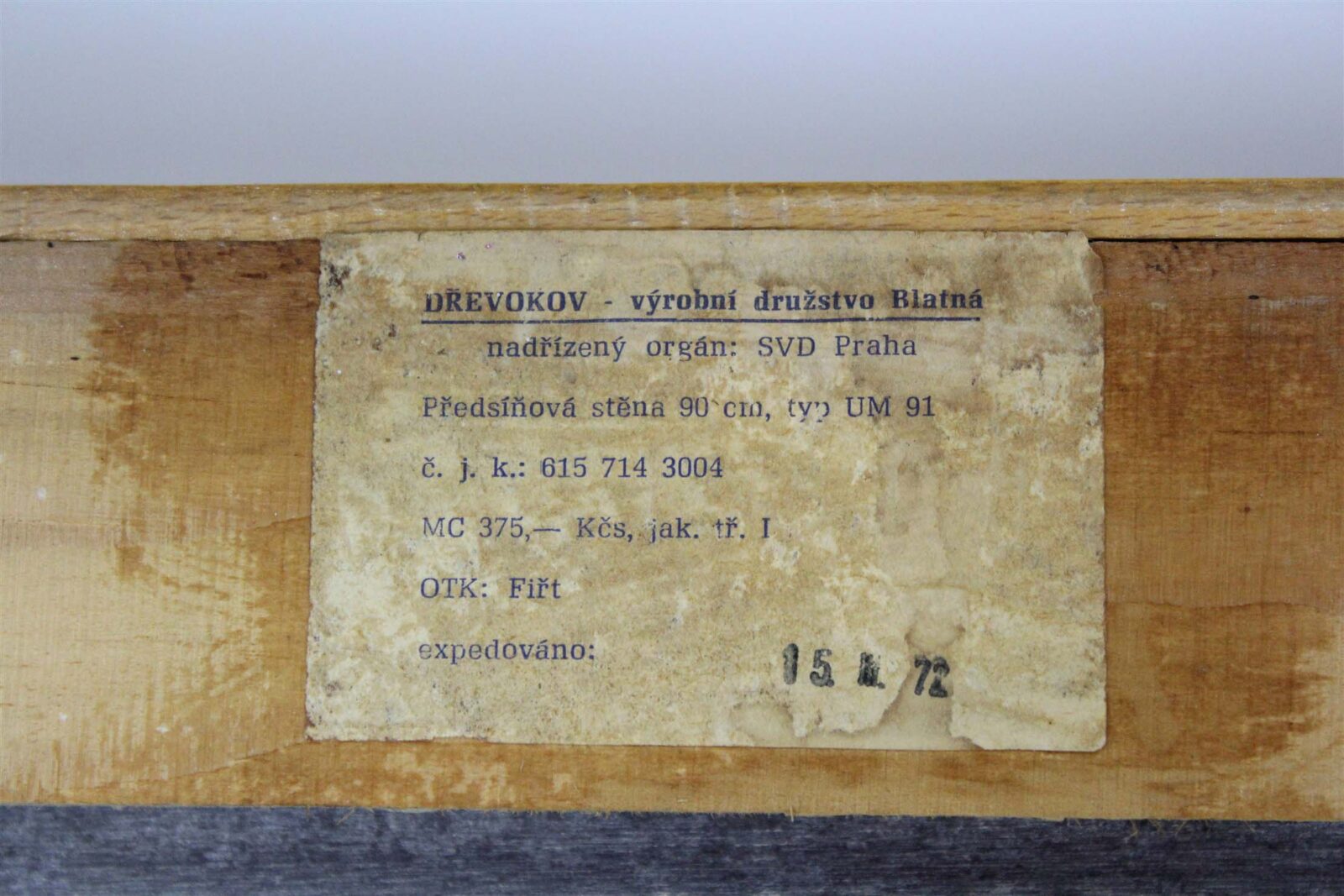 Modernist Hall Stand, Drevokov Blatna, Czechoslovakia, 1970s