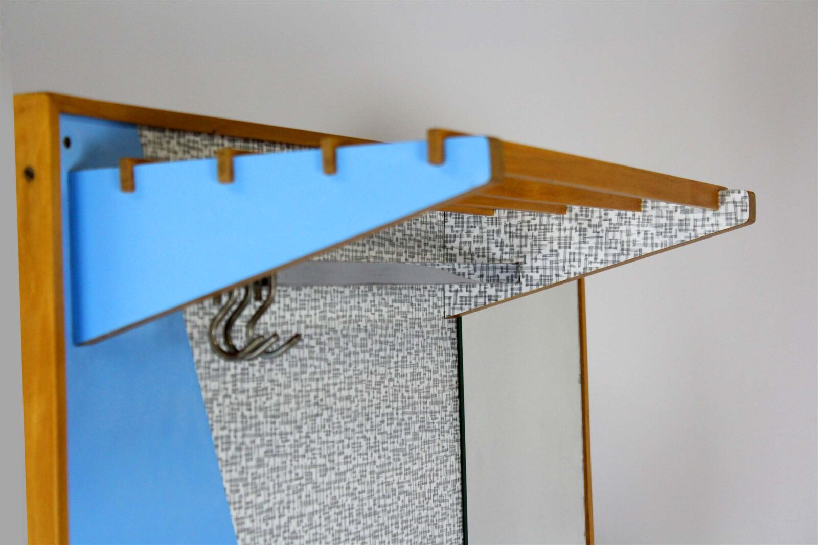 Modernist Hall Stand, Drevokov Blatna, Czechoslovakia, 1970s