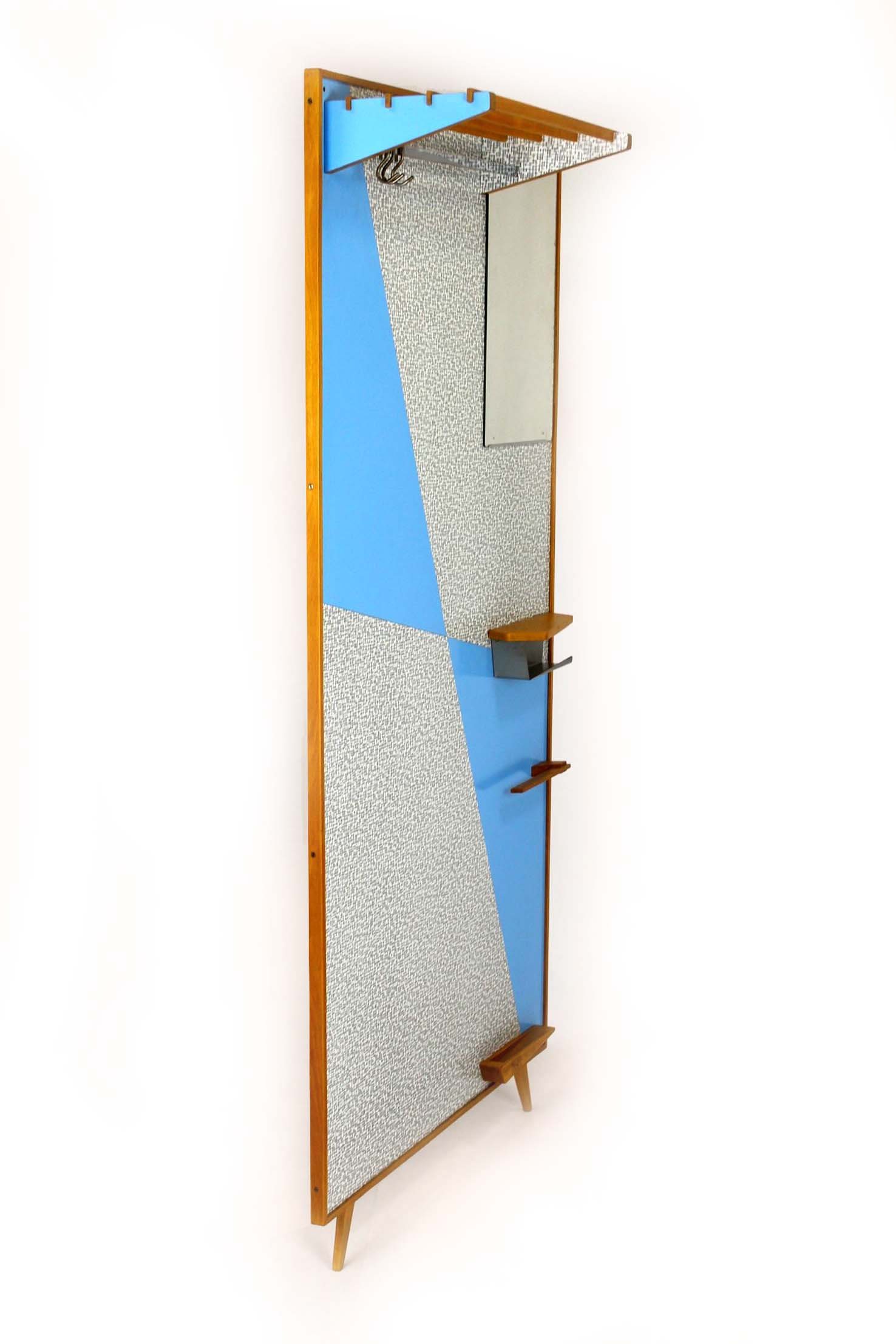 Modernist Hall Stand, Drevokov Blatna, Czechoslovakia, 1970s