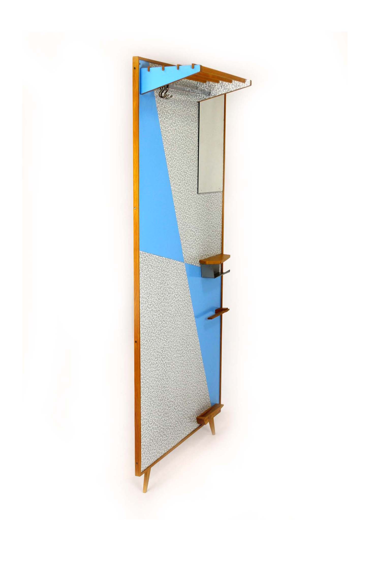 Modernist Hall Stand, Drevokov Blatna, Czechoslovakia, 1970s