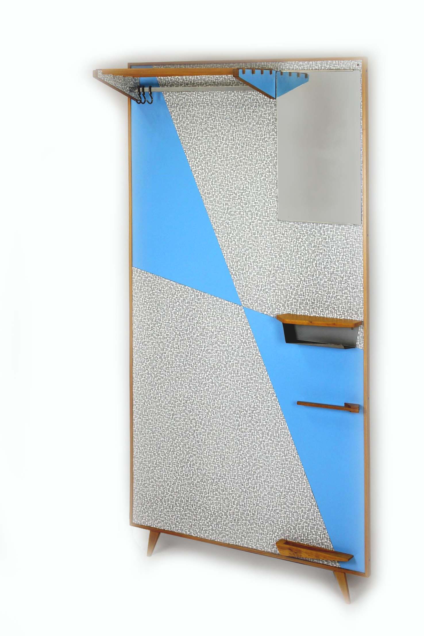 Modernist Hall Stand, Drevokov Blatna, Czechoslovakia, 1970s