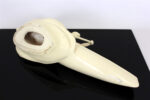 Ceramic Rower Figurine, Jihokera Bechyně, Czechoslovakia, 1950s