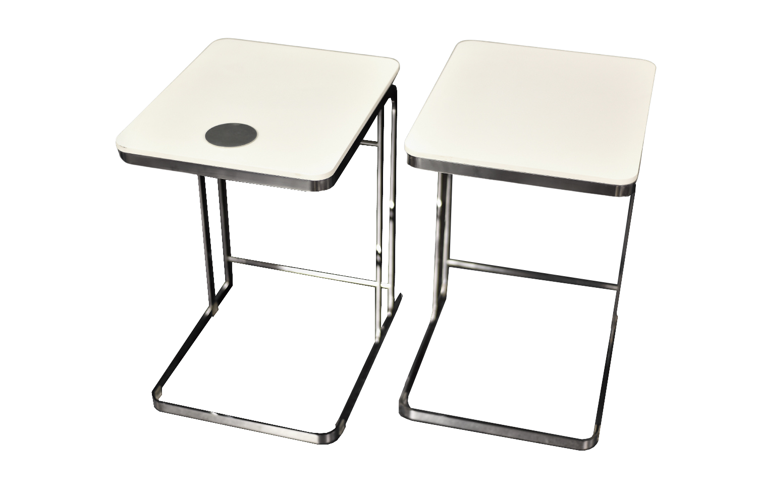 Para stolików Carlotta, proj. Antonio Citterio dla Flexform, Włochy, 1997