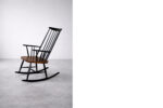 Fotel bujany vintage, proj. Ilmari Tapiovaara dla Asko, Finlandia, lata 60