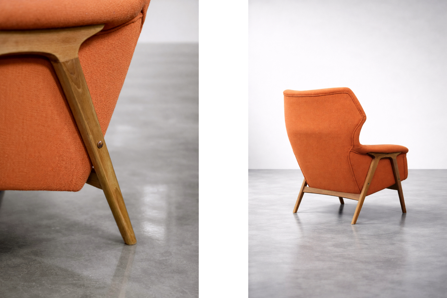 Fotel Master Mid-Century Modern, proj. T. Afdal dla Bruksbo Nesjestranda Møbelfabrik, Norwegia, lata 60