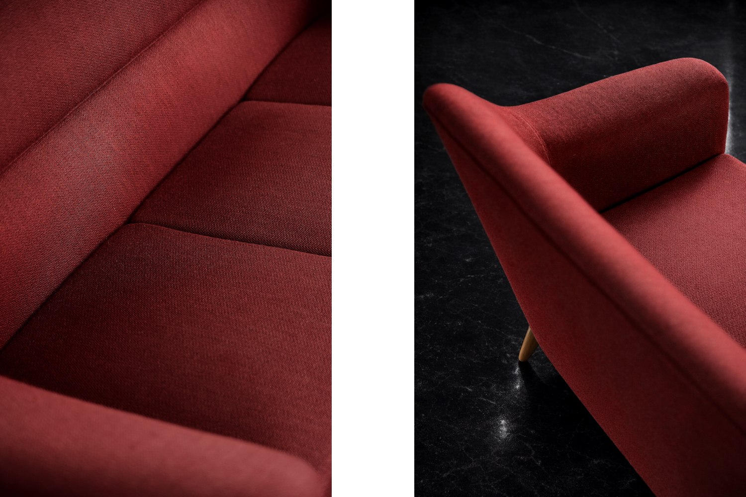 Vintage three-seater sofa, Bröderna Anderssons, Sweden, 1950s