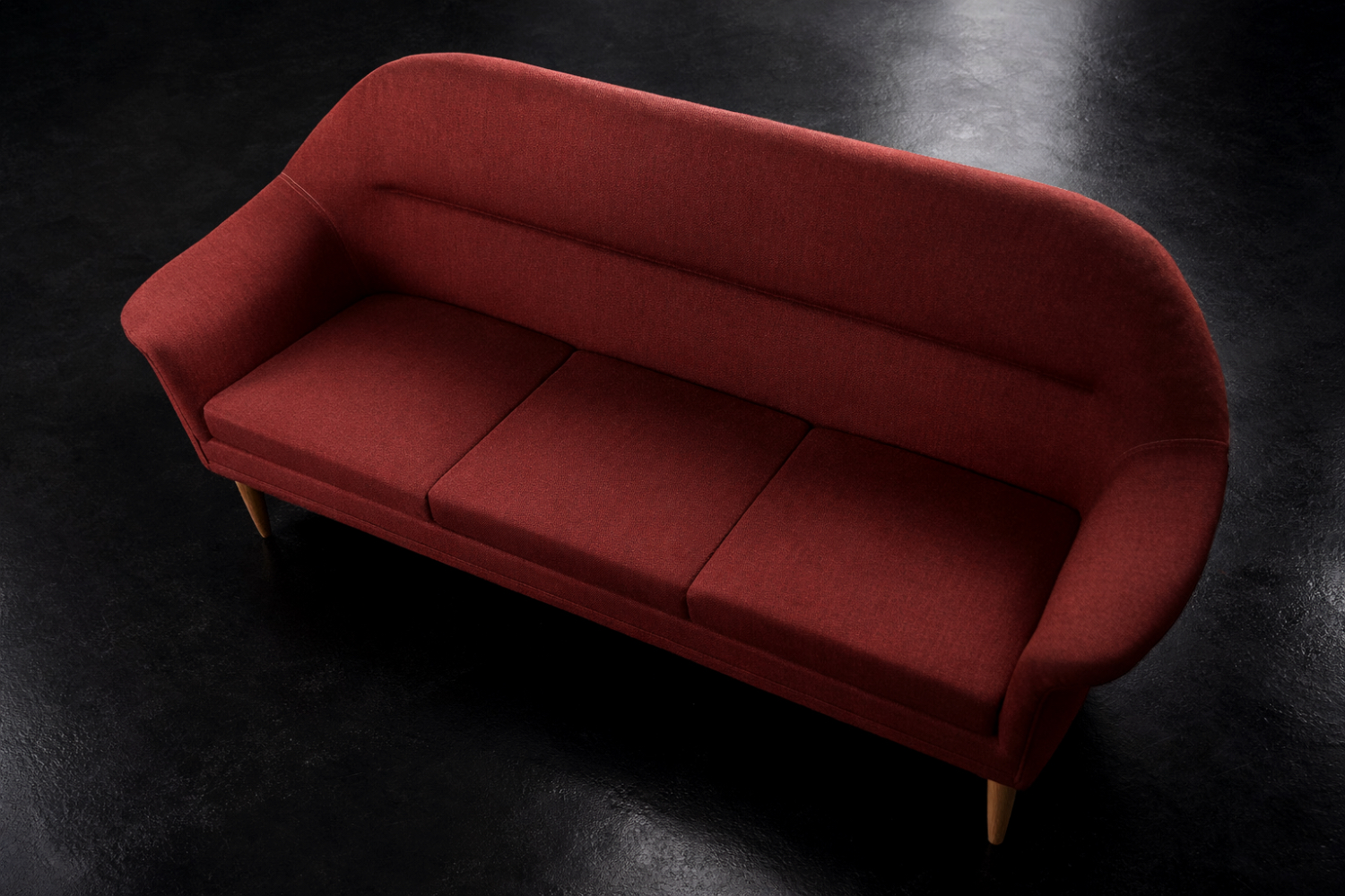 Vintage three-seater sofa, Bröderna Anderssons, Sweden, 1950s