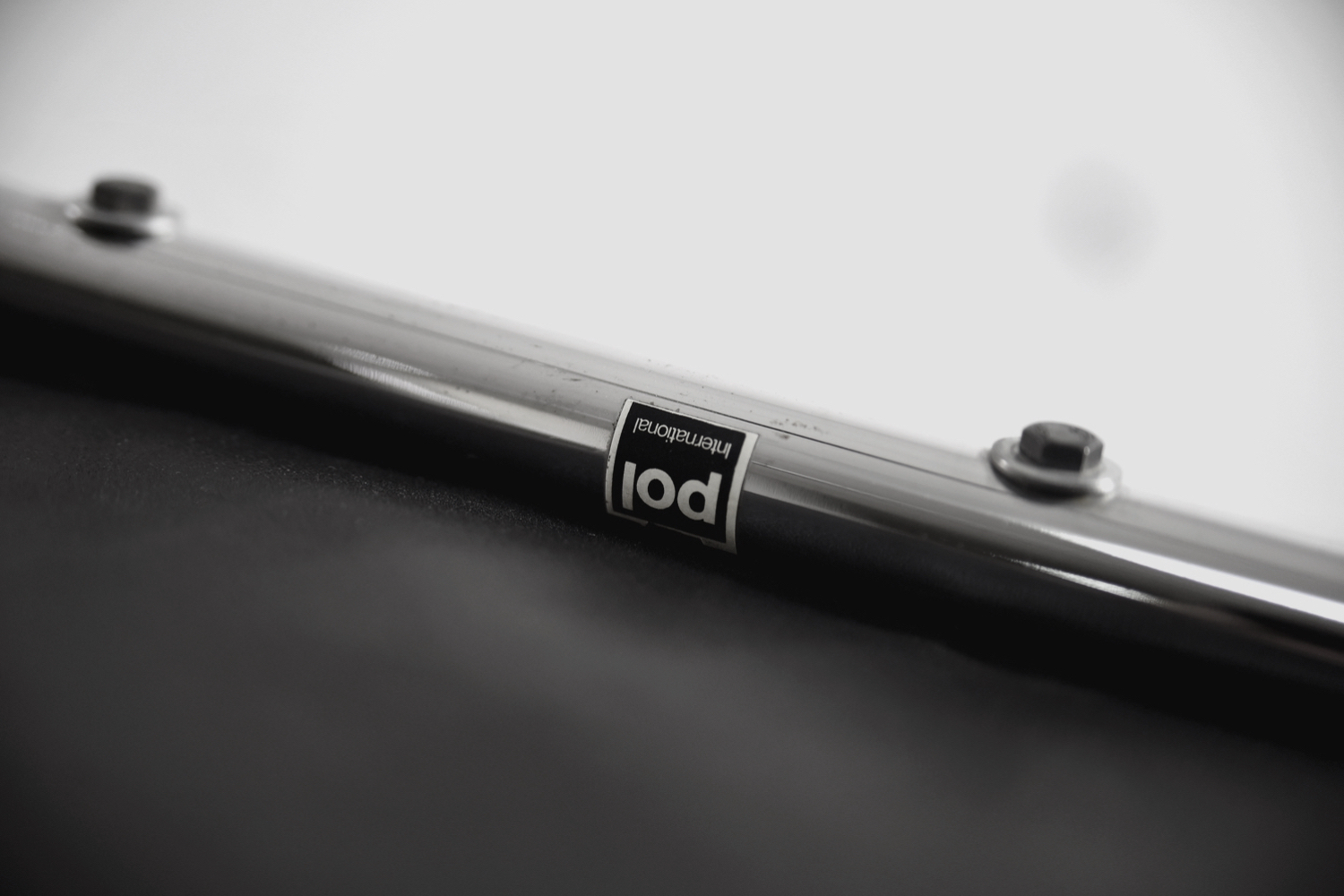 Minimalistyczne skórzane krzesła, POL International, Niemcy, lata 60