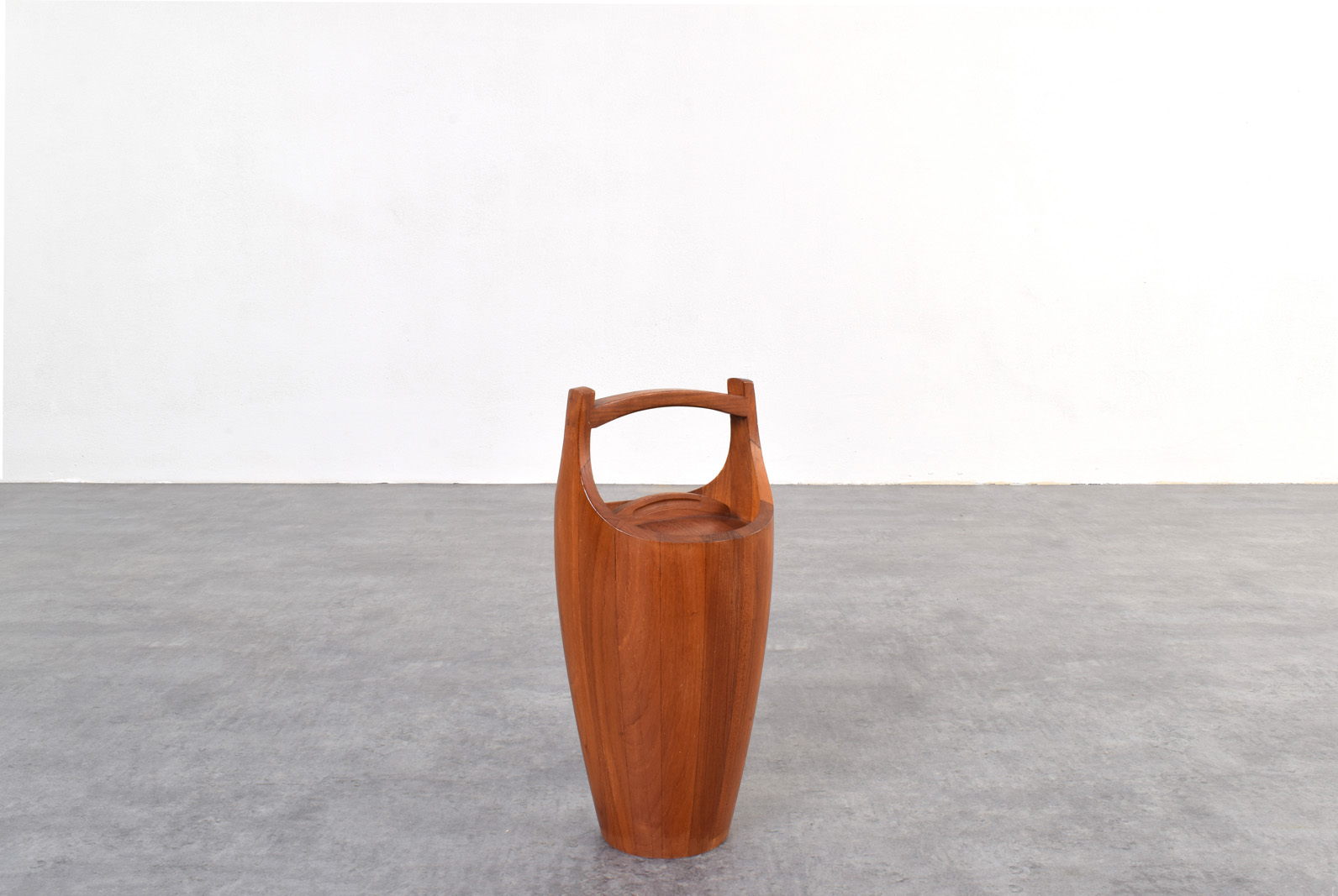 Vintage ice bucket, designed by Jens Quistgaard, manufactured by Dansk Design, Denmark, 1960s