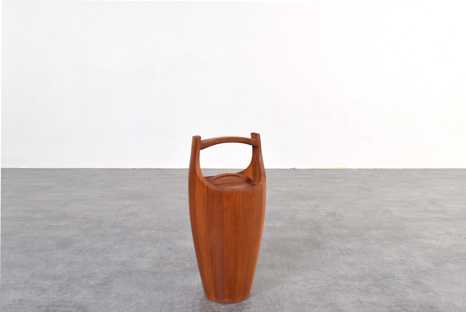 Vintage ice bucket, designed by Jens Quistgaard, manufactured by Dansk Design, Denmark, 1960s