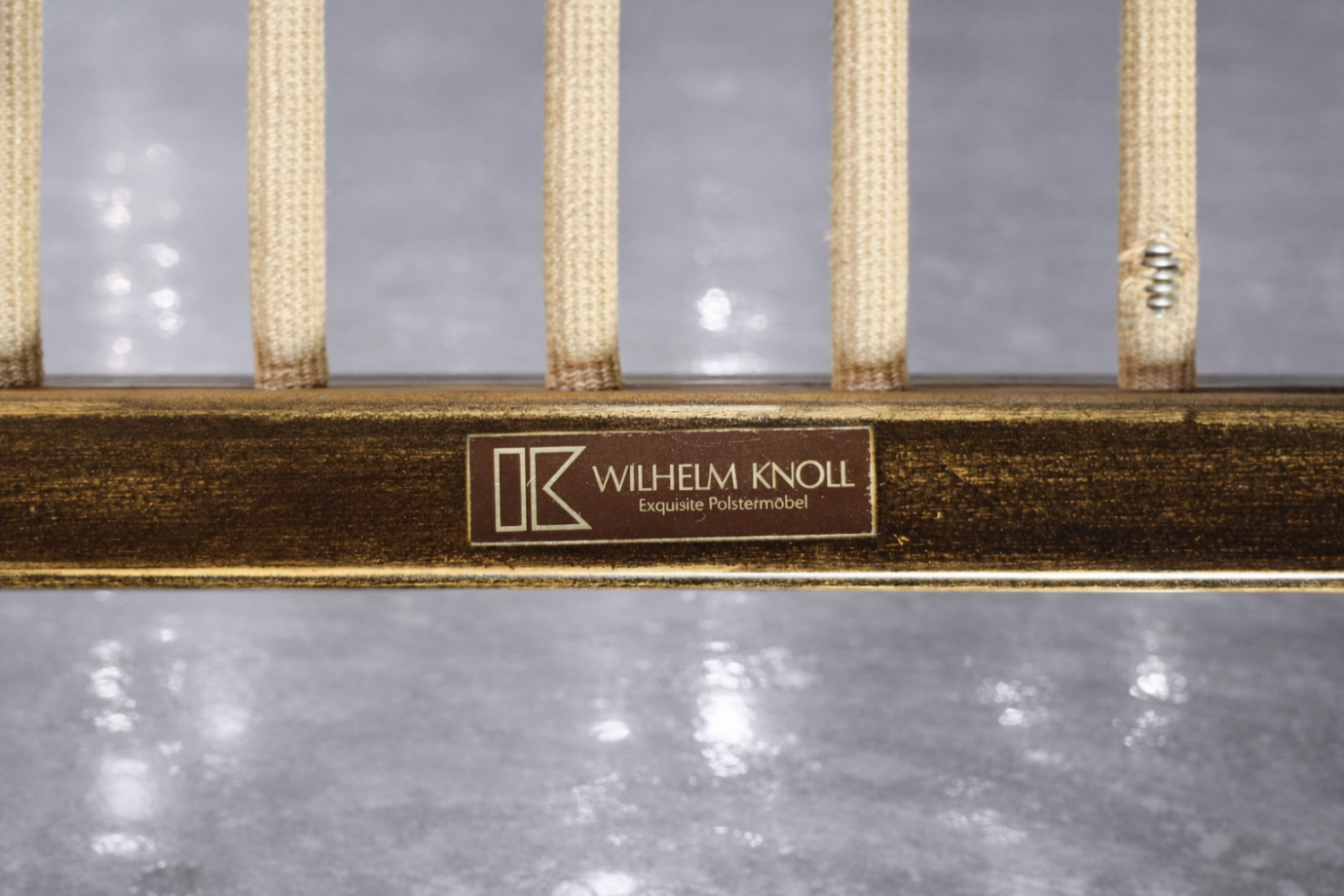 Para foteli w kolorze brudnego różu, Wilhelm Knoll, Niemcy, lata 70