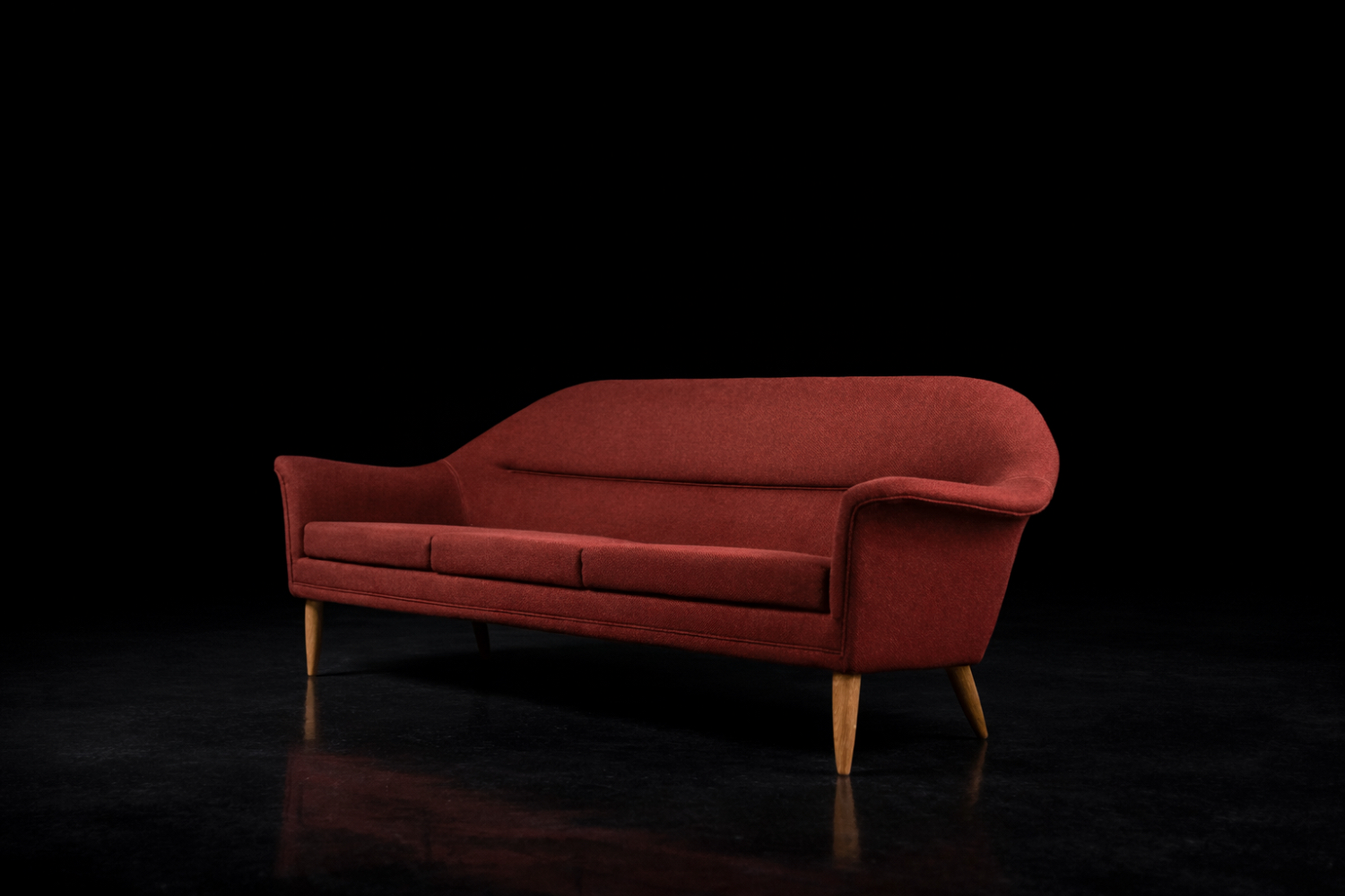 Vintage three-seater sofa, Bröderna Anderssons, Sweden, 1950s