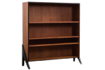 Modernistyczna tekowa biblioteczka, Szwecja, lata 60