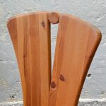 Pair of brutalist chairs by Ansager Møbler, Denmark, 1970s/80s