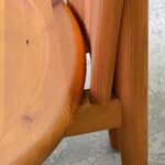 Pair of brutalist chairs by Ansager Møbler, Denmark, 1970s/80s