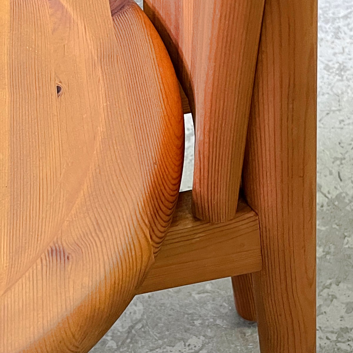 Pair of brutalist chairs by Ansager Møbler, Denmark, 1970s/80s
