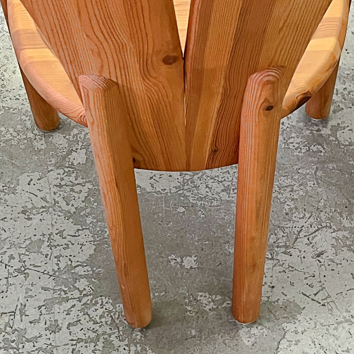 Pair of brutalist chairs by Ansager Møbler, Denmark, 1970s/80s