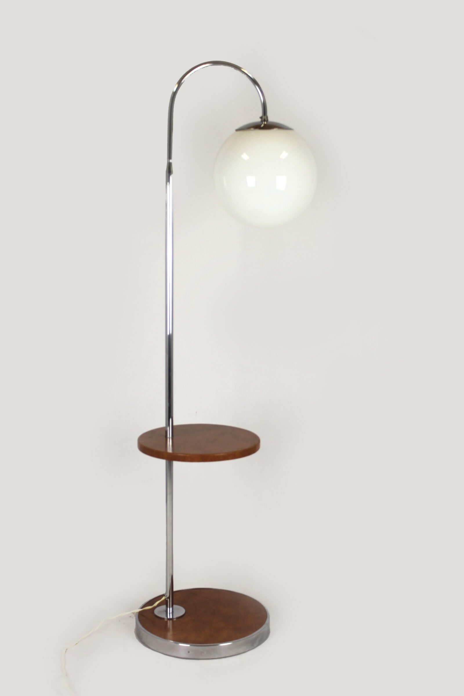 Lampa podłogowa Bauhaus, Czechy, lata 40