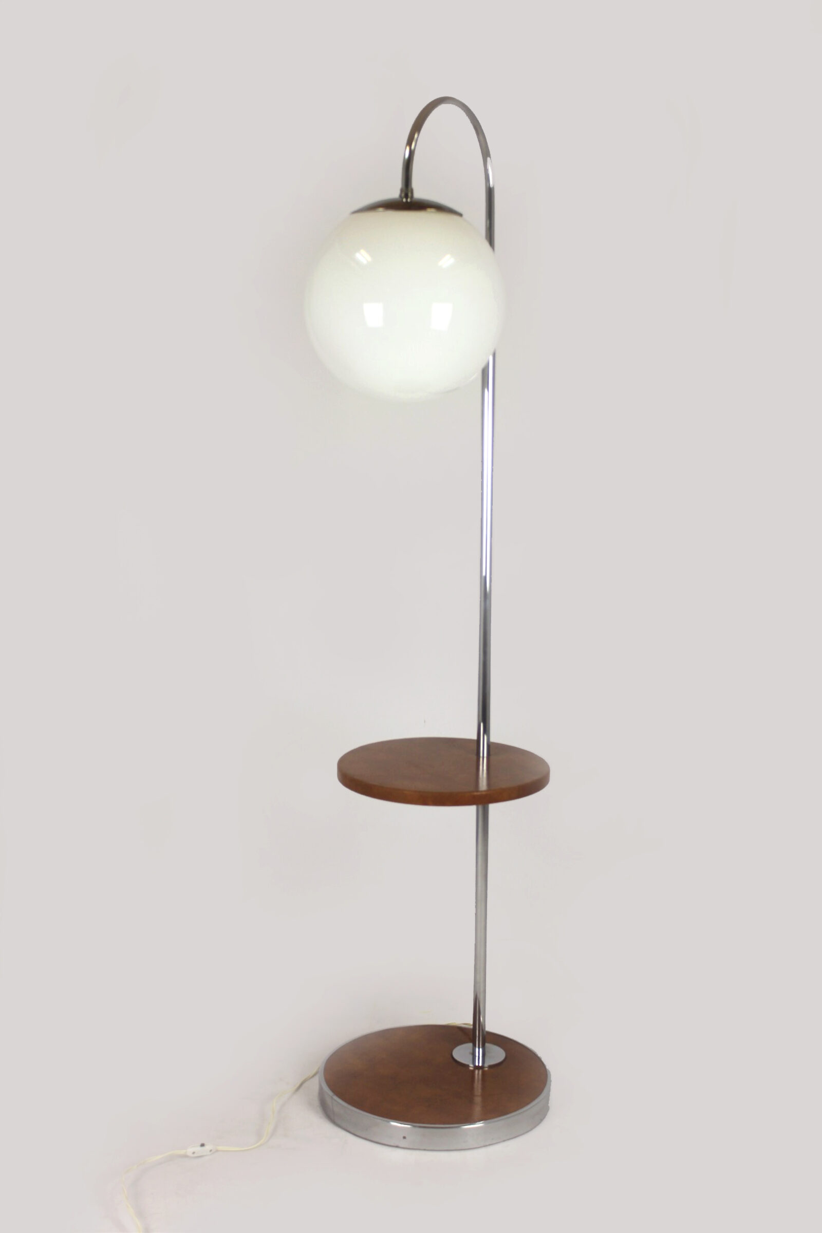 Lampa podłogowa Bauhaus, Czechy, lata 40