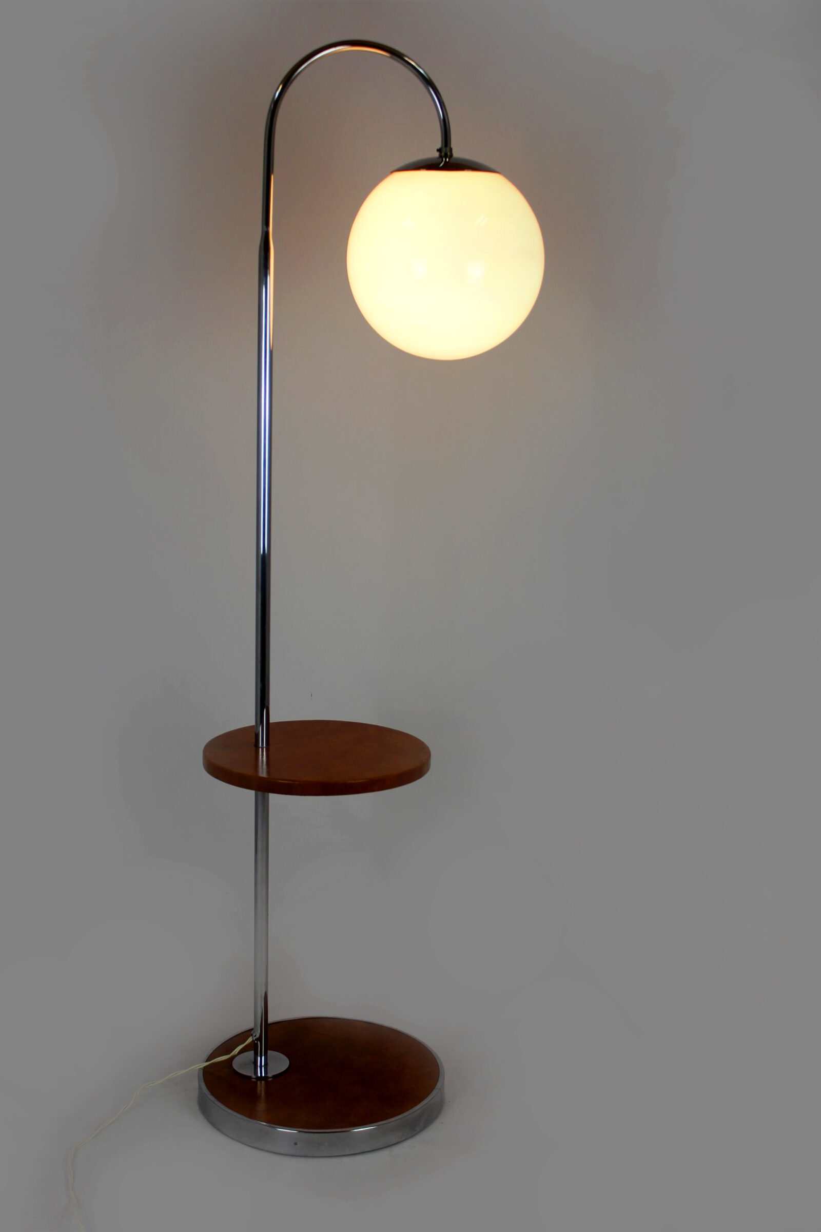 Lampa podłogowa Bauhaus, Czechy, lata 40