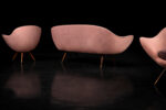 Vintage Paged seating set, PRL, 1970s