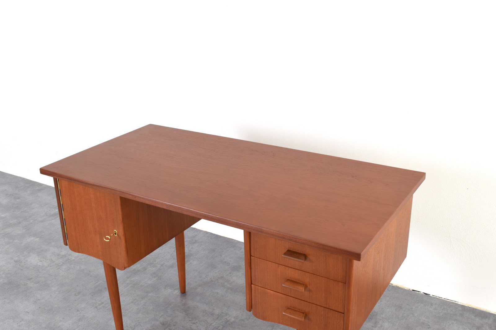 Scandinavian teak desk, Denmark, 1960s