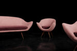 Vintage Paged seating set, PRL, 1970s