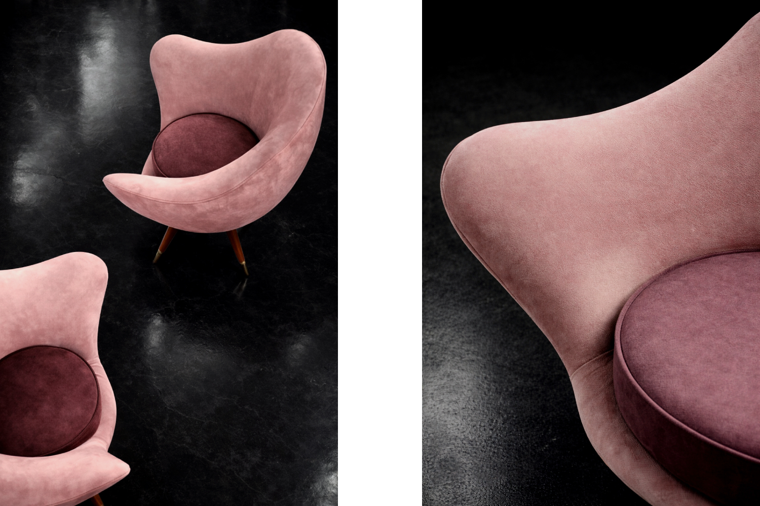 Vintage Paged seating set, PRL, 1970s
